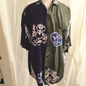 Blue Butterfly Handmade Shirt